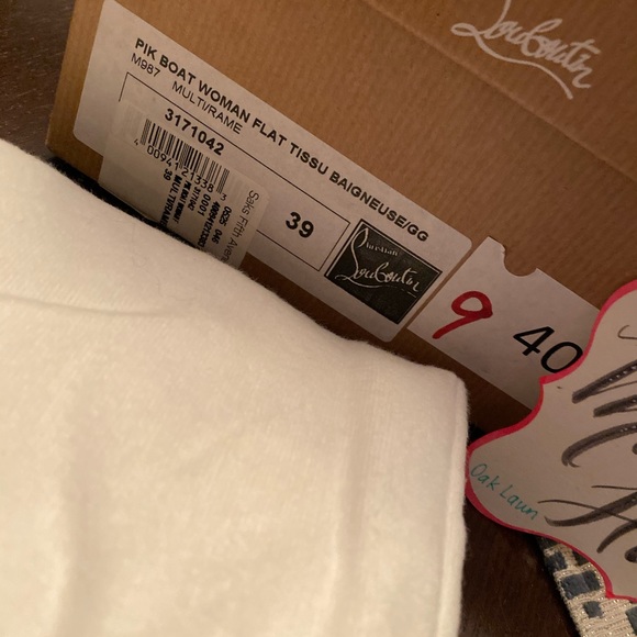 Louboutin Women’s Pik Boat Flats - Picture 2 of 8